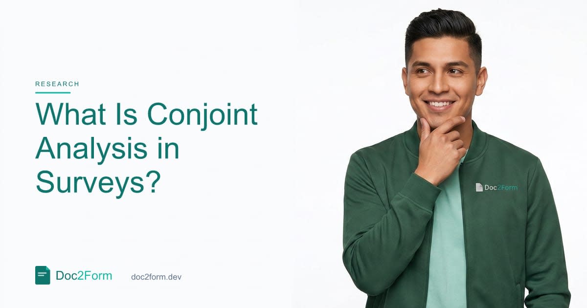 What Is Conjoint Analysis in Surveys?