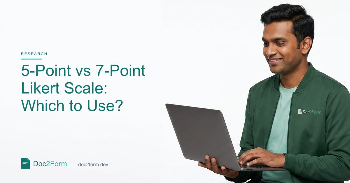 5-Point vs 7-Point Likert: Which to Use?