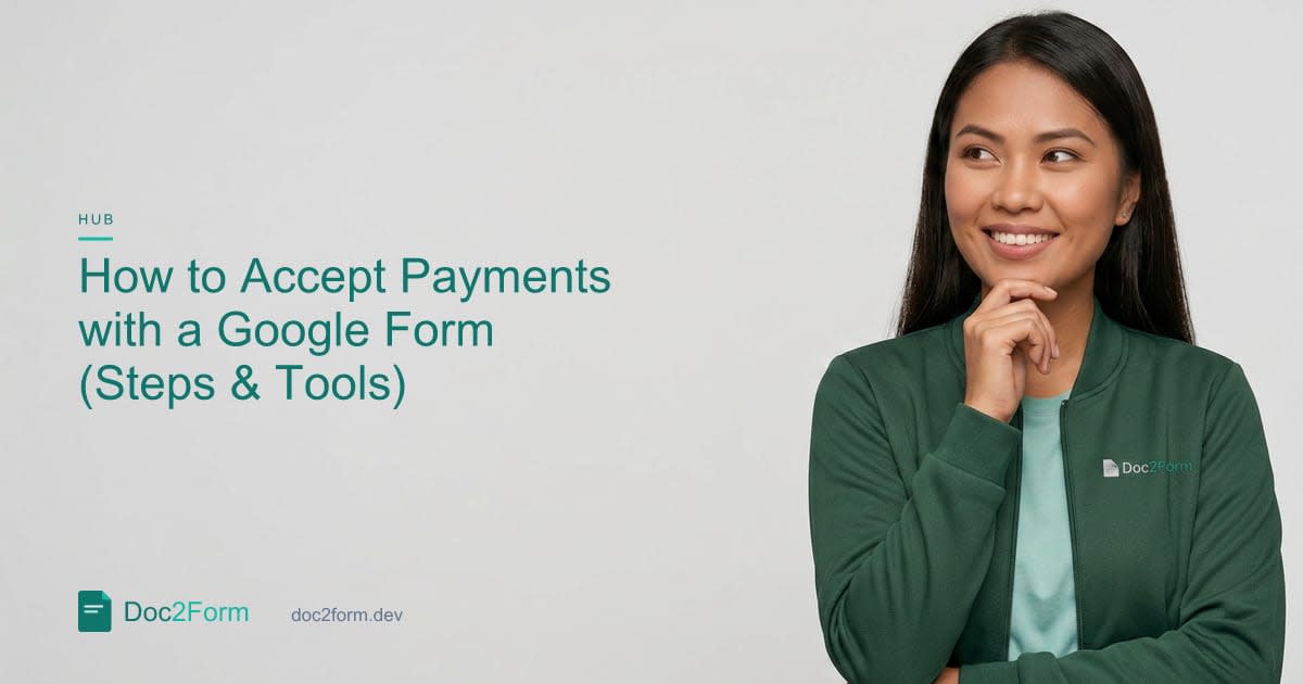 How to Accept Payments with a Google Form