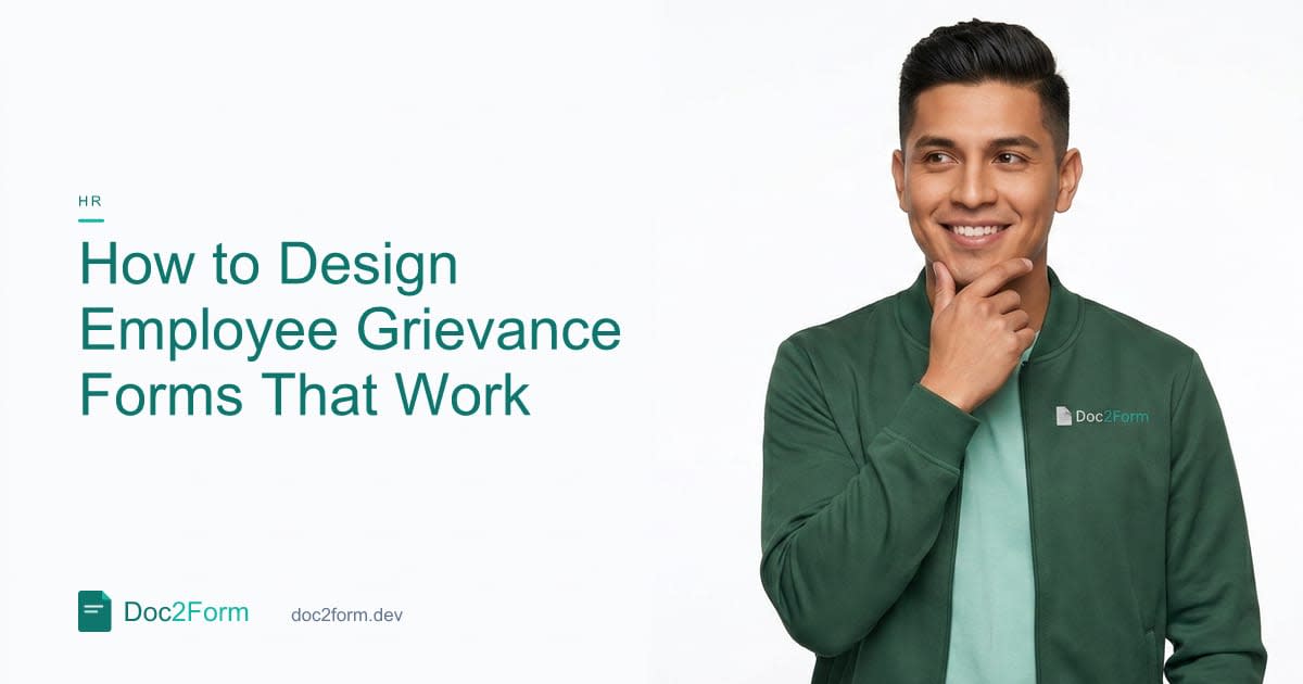 Employee Grievance Forms: Structure That Encourages Reporting