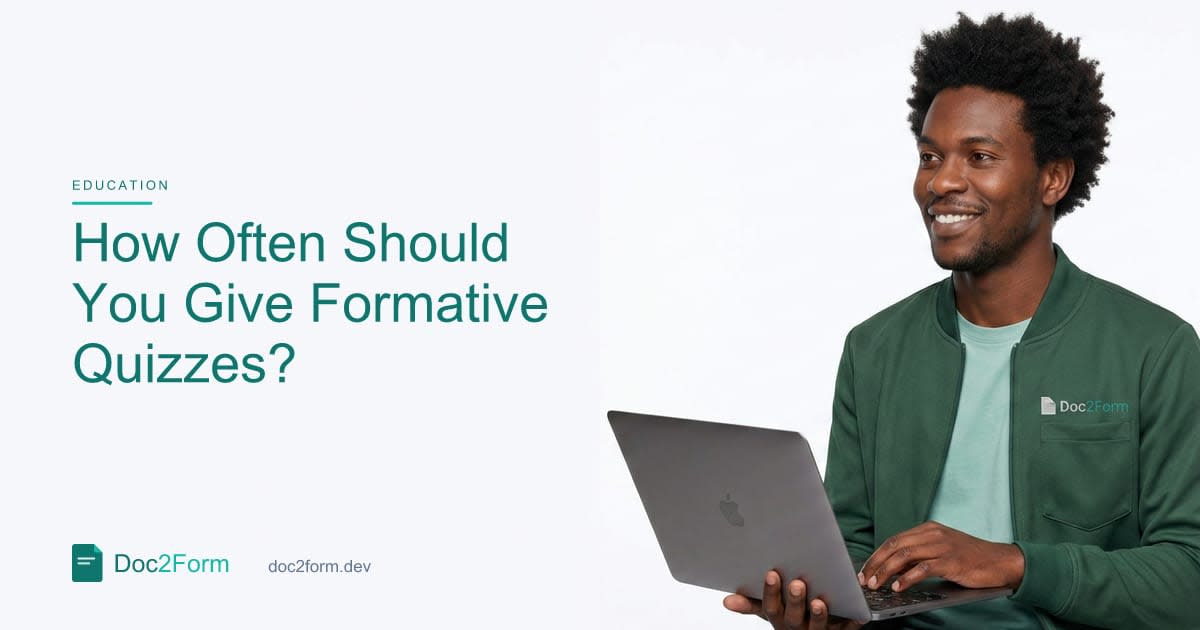How Often Should You Give Formative Quizzes?