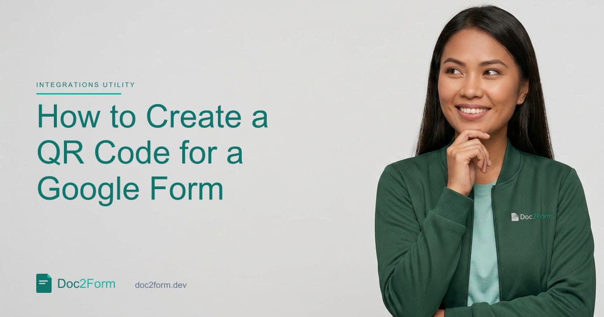 How to Create a QR Code for a Google Form