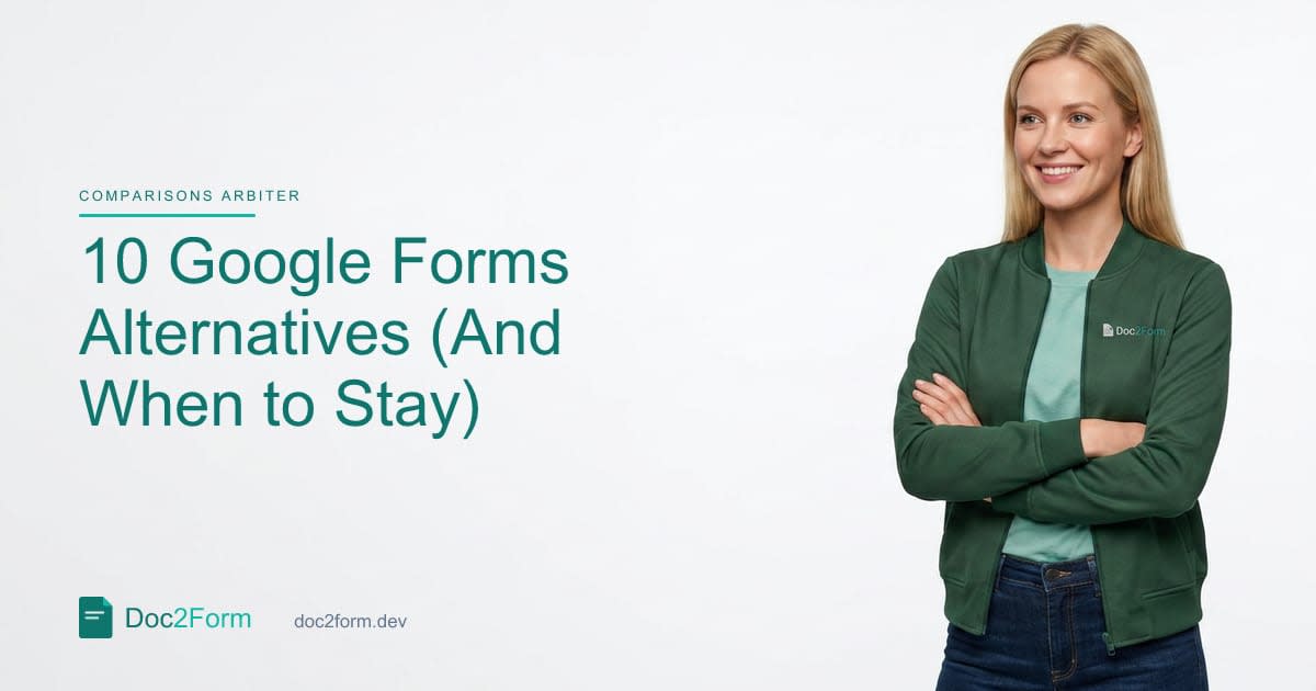 10 Google Forms Alternatives (and When You Don't Need One)