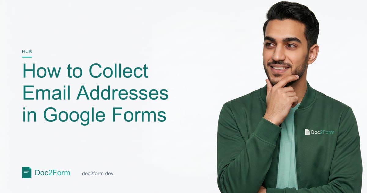 How to Collect Email Addresses in Google Forms
