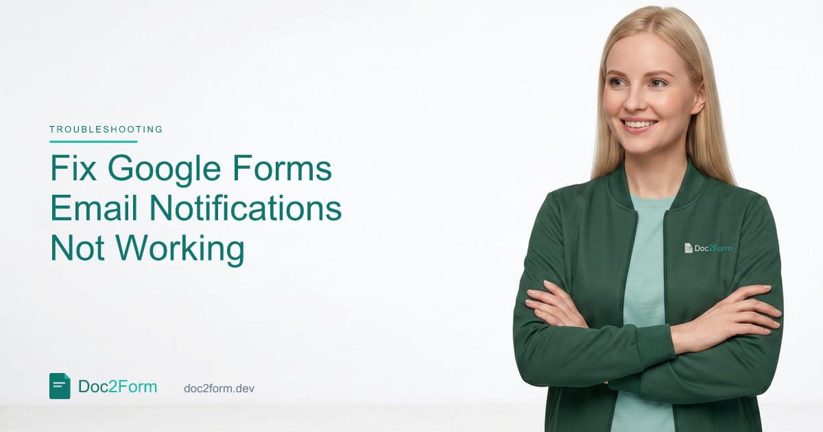 Google Forms Email Notifications Not Arriving: The Full Checklist