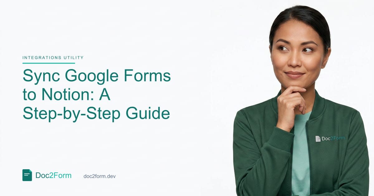 How to Get Google Form Responses into Notion