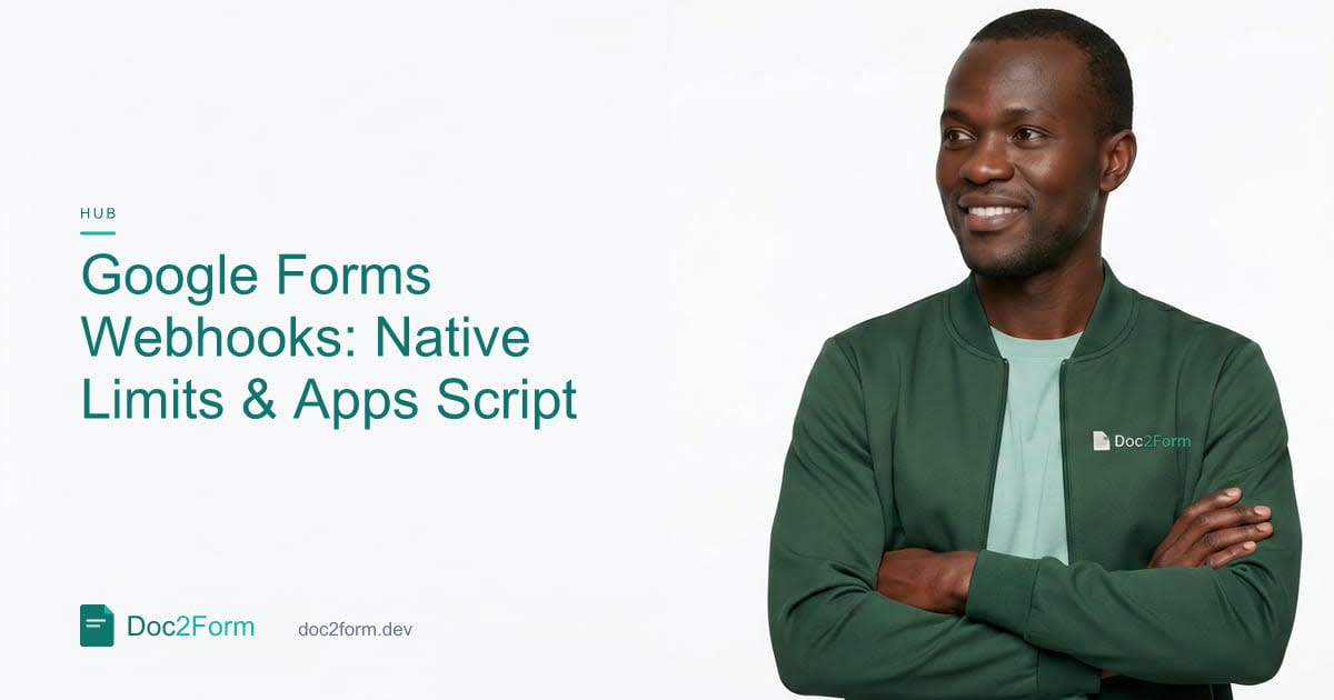 Google Forms Webhooks: Native Limits and Apps Script Alternatives
