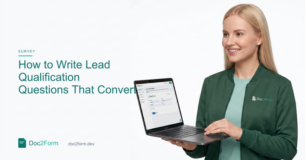 How to Write Lead Qualification Questions without Scaring off Buyers