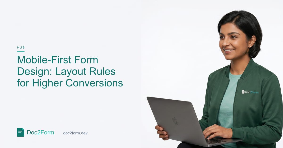 Mobile-First Form Design: Layout Rules That Boost Completion