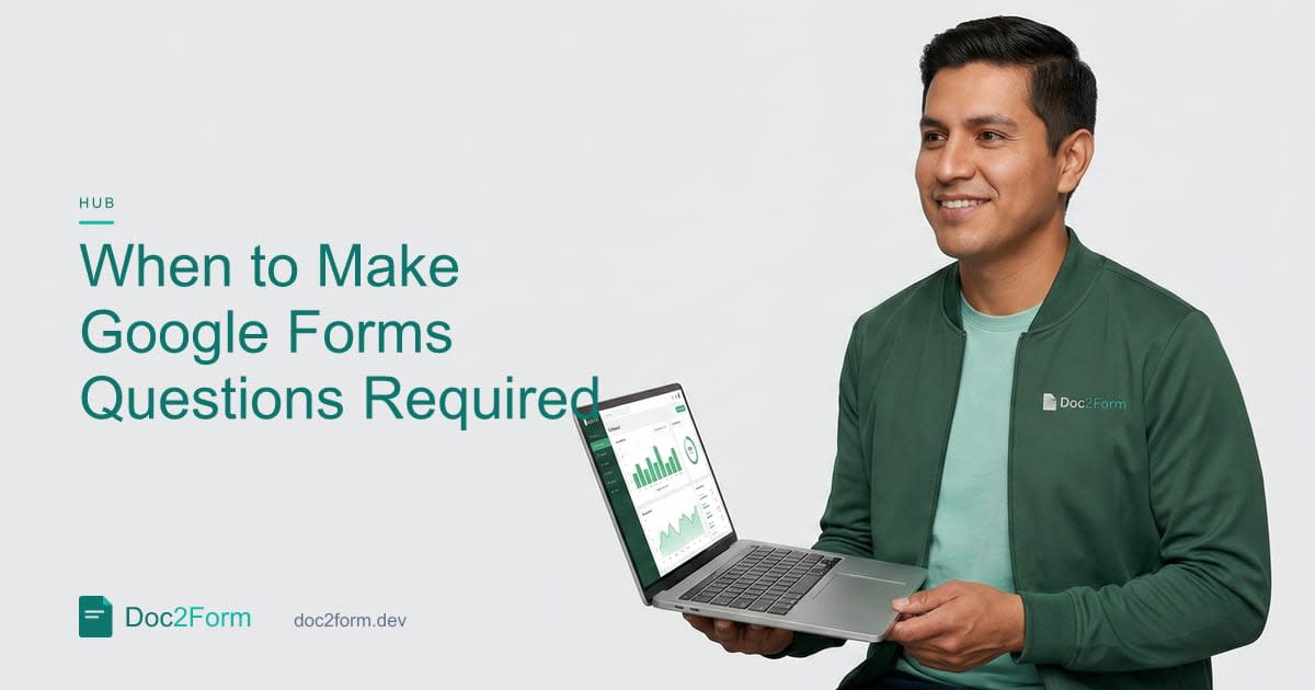 How to Decide Which Google Forms Questions to Make Required