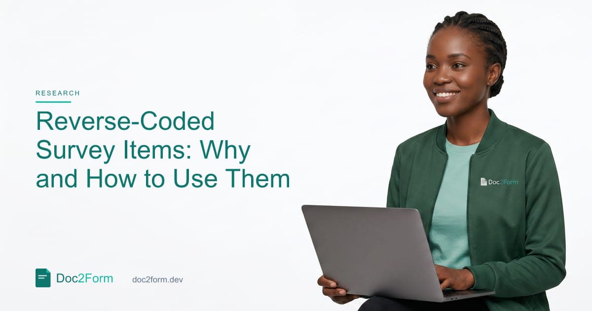 Reverse-Coded Items in Surveys: Why and How to Use Them