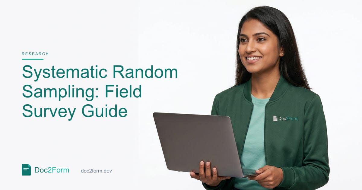 Systematic Random Sampling: A Practical Guide for Field Surveys