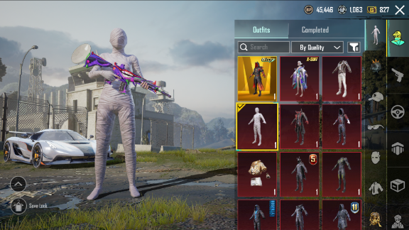 PUBG GLOBAL🔥Collection Level 70 |Gal Adria X Suit | Star 4 | | AKM, M416 Glacier Combo | 136 Mythic’s | Flame Ultimate Set | Godzilla | Mummy |Fool | 5 Cars