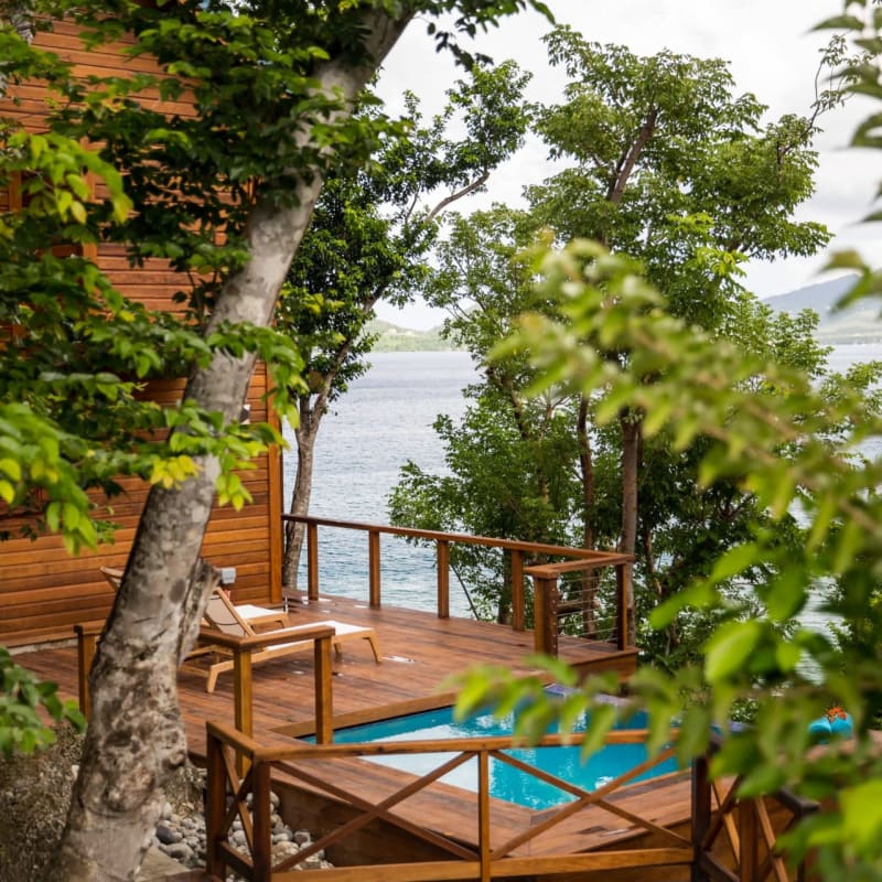 Hillside Ti-Fèy One-Bedroom Villa with Private Plunge Pool & Breakfast