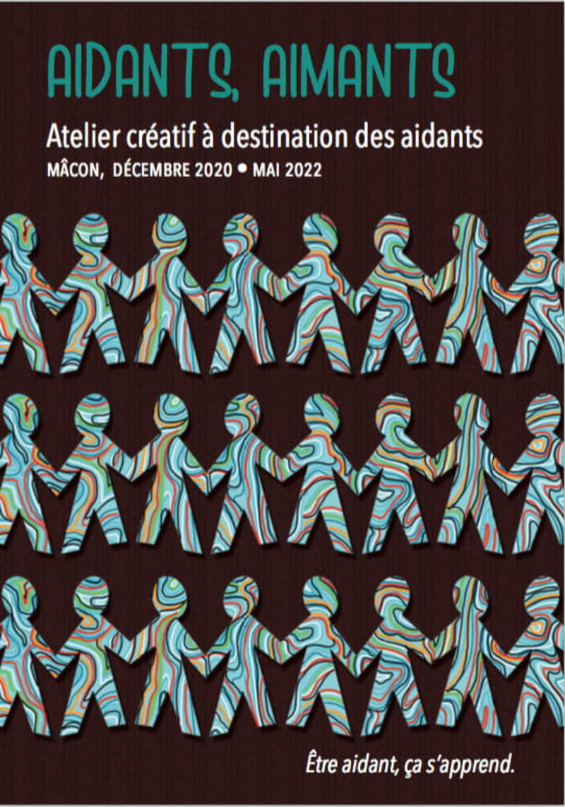 flyer pour Les plus que proches: atelier créatif à destination des aidants