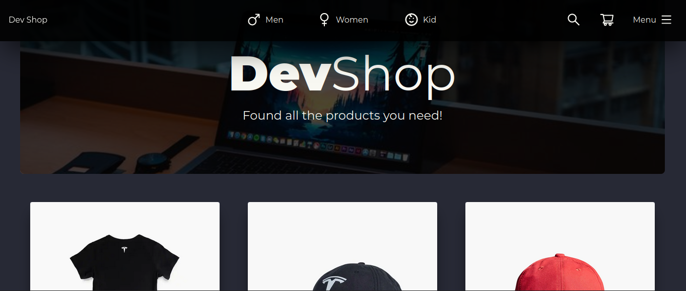 Dev Shop 🛍️