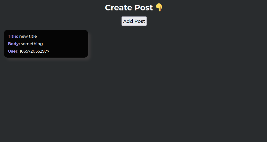 create post