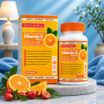 WHOLESHIELD VITAMIN C+ - Vitamin C (Calcium ascorbate) 1000mg + Quercetin 500mg + Selenium 200mcg + Zinc 50mg + Rosehip 500mg + Bioflavonoids 200mg