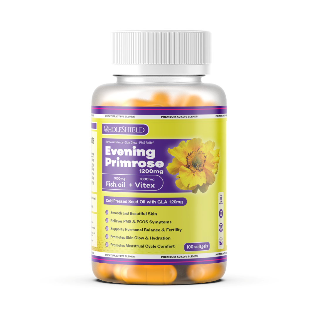 EVENING PRIMROSE 1200mg + FISH OIL 1000mg + VITEX(Chasteberry) 1000mg image 2