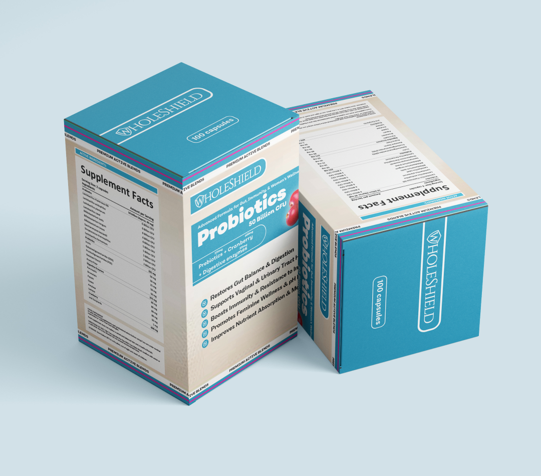 PROBIOTICS 50 Billion CFU • 10 strains + Prebiotics + Cranberry + Digestive Enzymes image 1