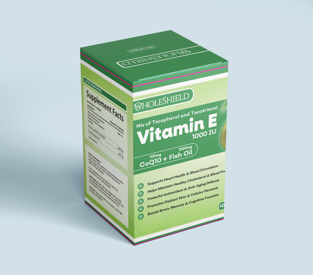 VITAMIN E 1000 IU + CoQ10 100mg + Fish Oil 1000mg image 2