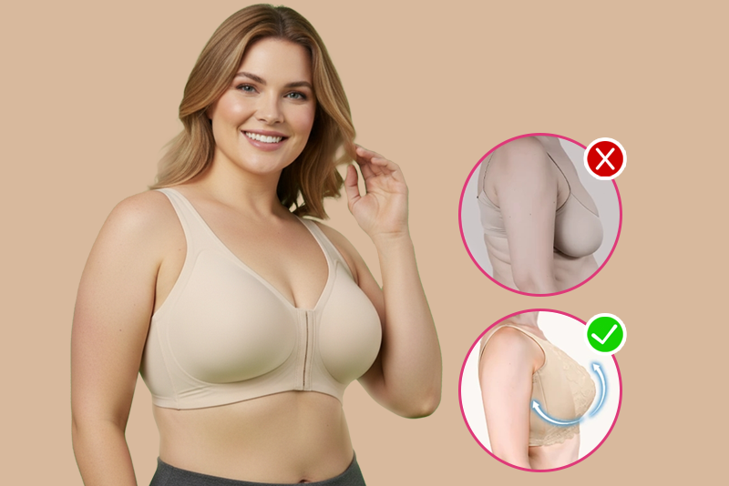 The FlowFity™ Front-Close Posture & Lift Bra