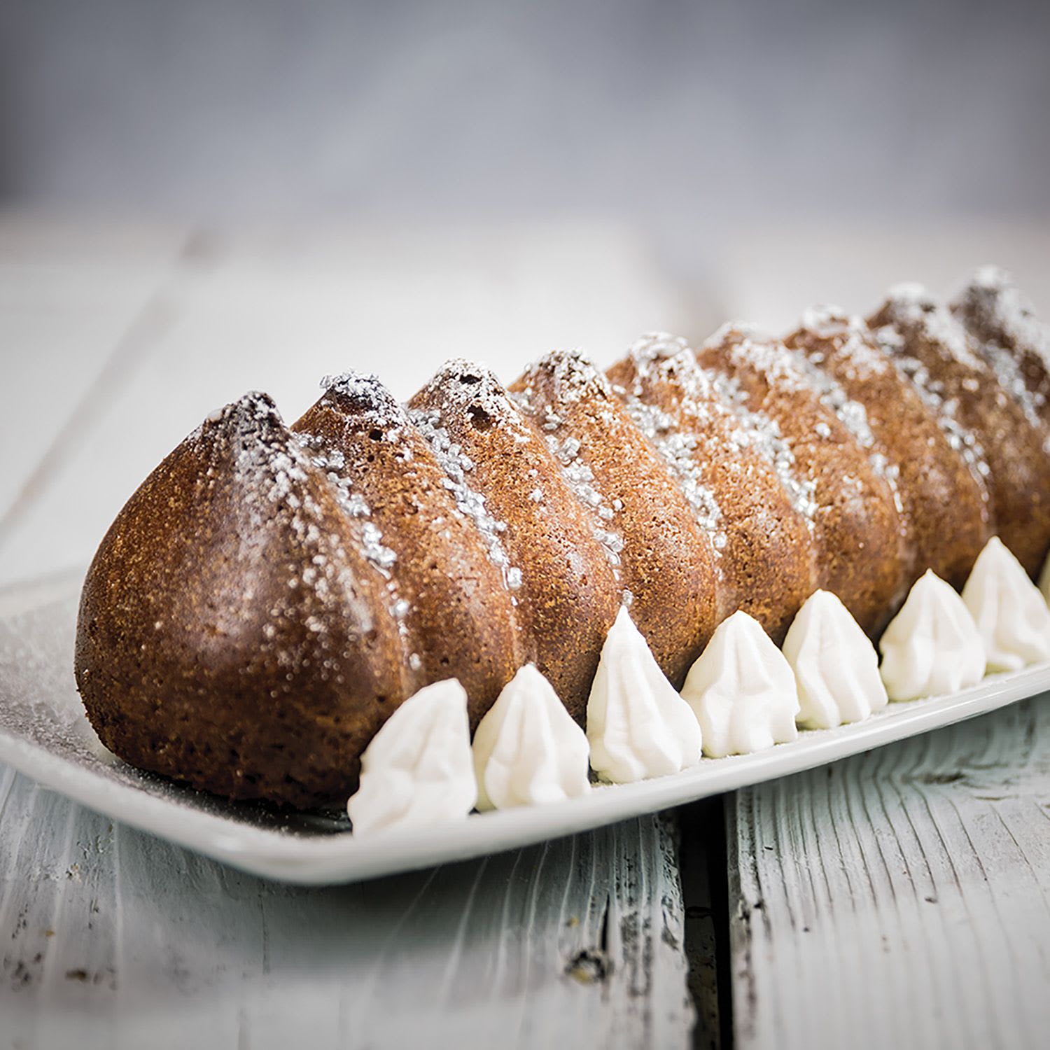 Recette Bûche chocolat fruit de la passion avec moule Meringa Silikomart