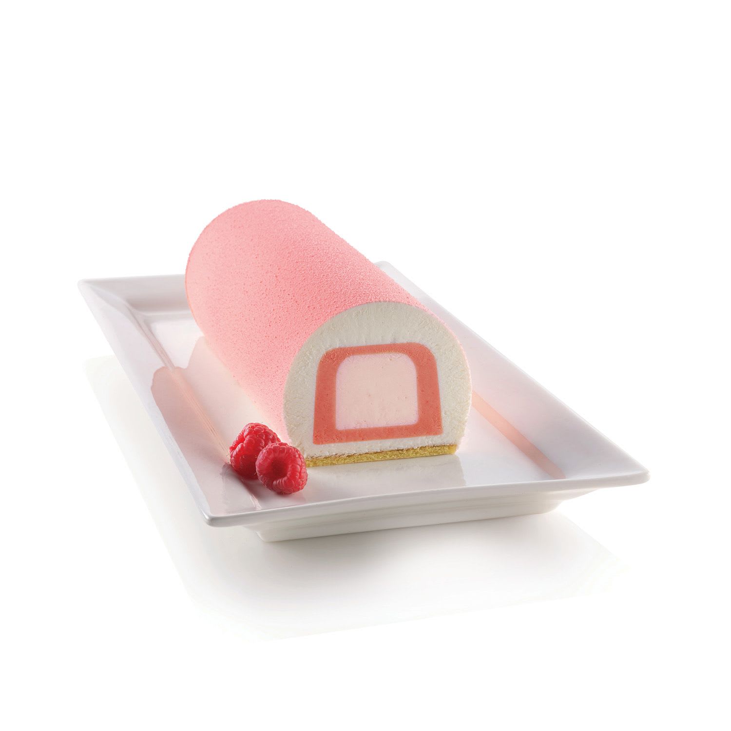 Moule bûche 3D Silicone - Moule Quenelle Silikomart