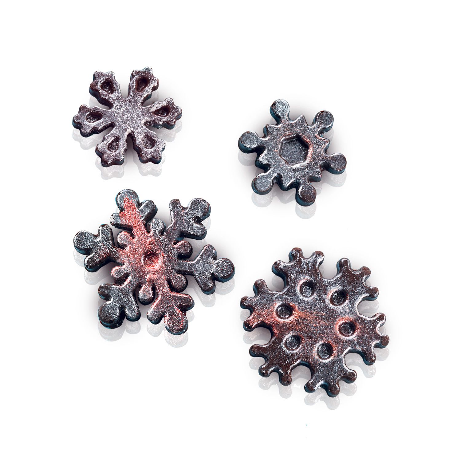 Silikomart SCG40 Silikomart Silicone Chocolate Molds - Snowflakes 