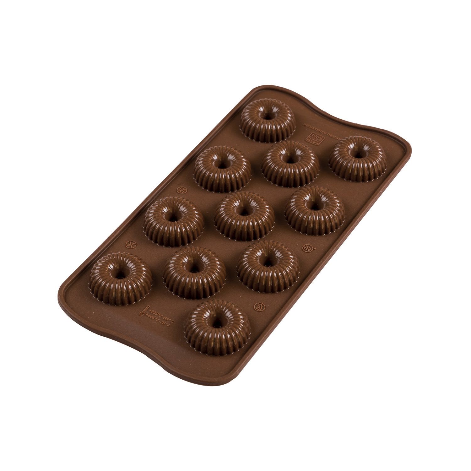 Moule pour 15 chocolats Choco Spiral Silikomart