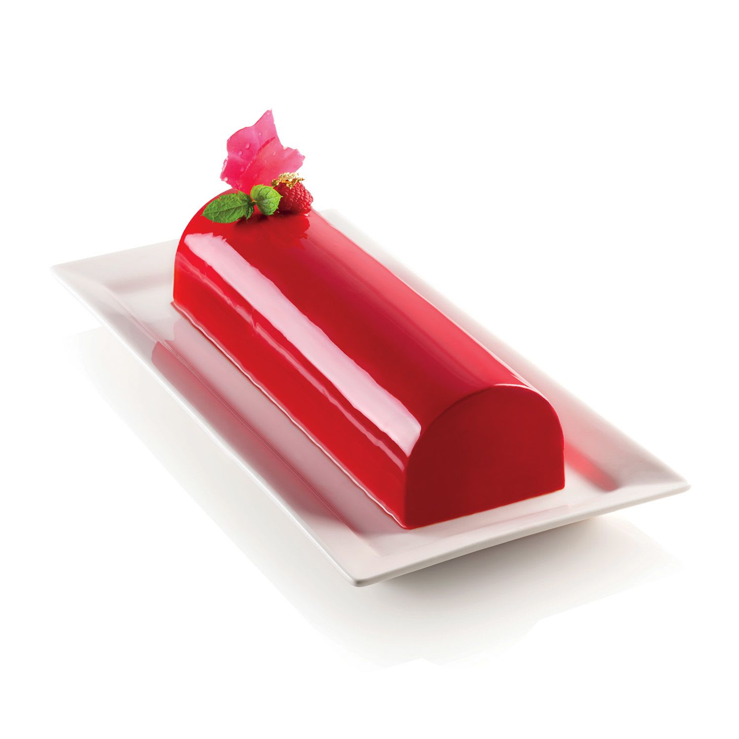 Boutique des Innovations Culinaires - Kit moule bûche de Noël et son tapis  en silicone effet matelassé    Pour une bûche élégante et moderne