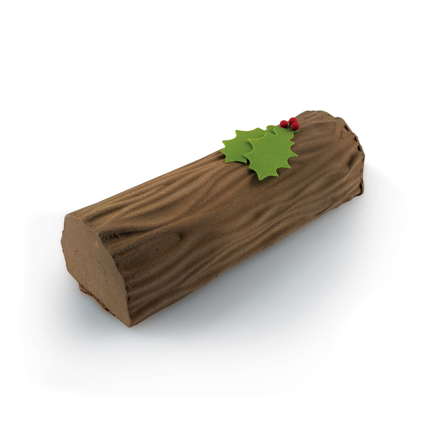 Moule à Bûche Wood Silikomart en Silicone effet bois - Patisshop