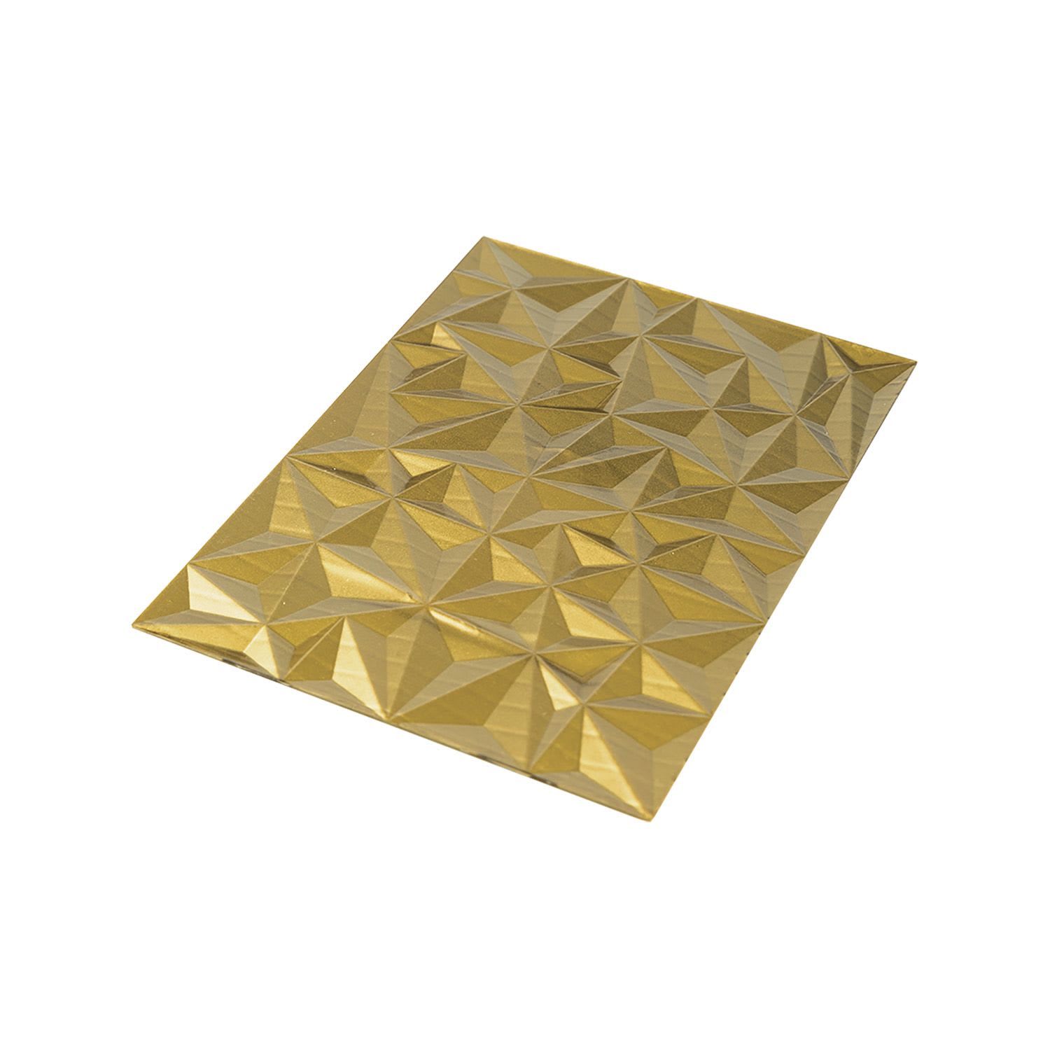 Kit moule bûche Diamant tapis silicone déco 3D - Silikomart