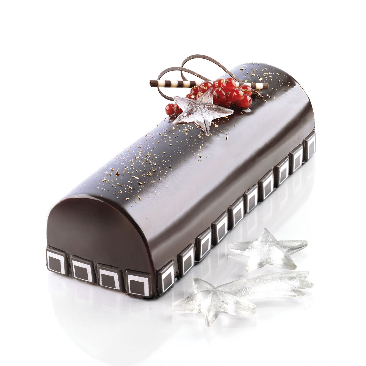 MIDI BUCHE Moule mini bûche en silicone 3Design SilikoMart