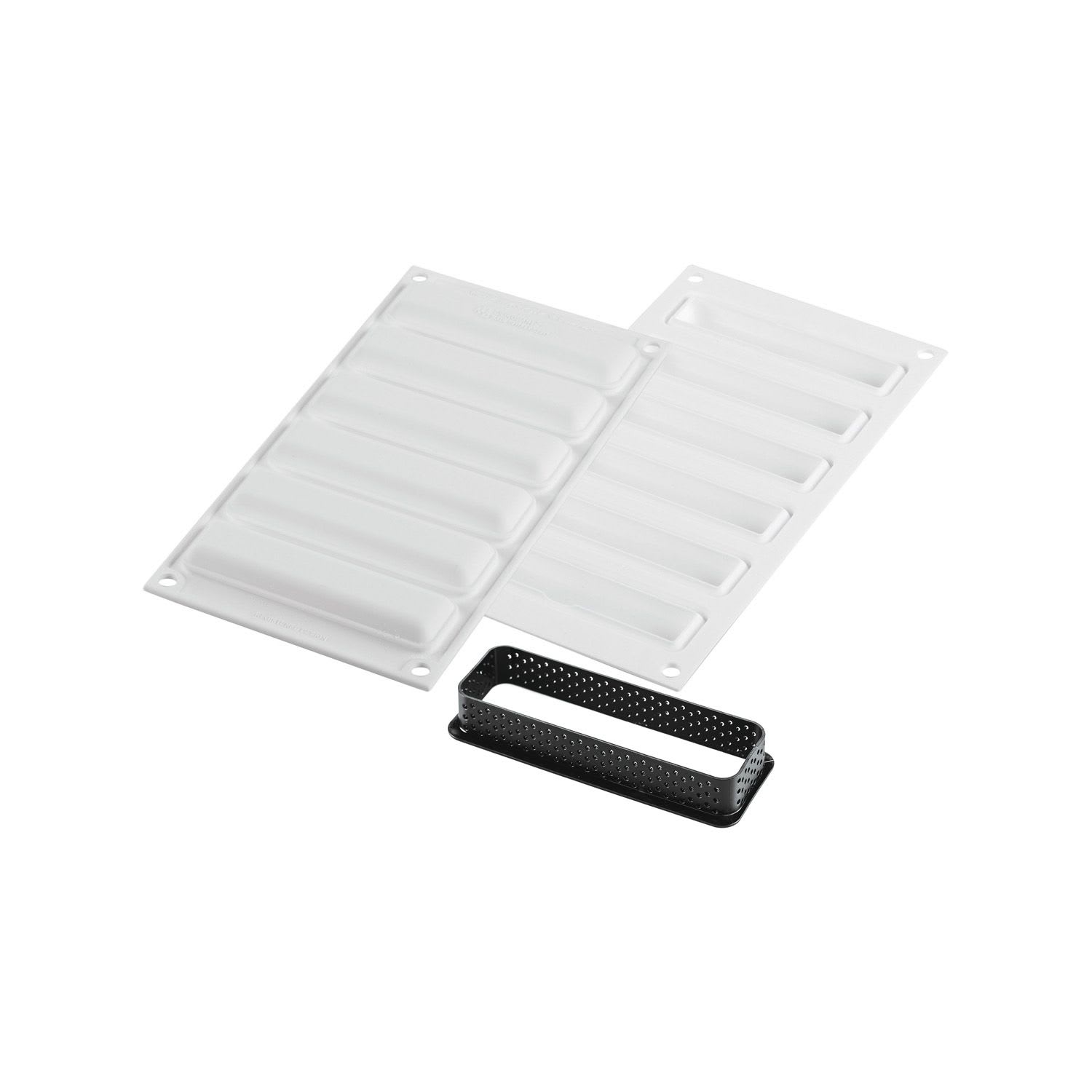 Kit Moule Silicone 1 Tarte Rectangle 265mm Silikomart Professional -  , Achat, Vente