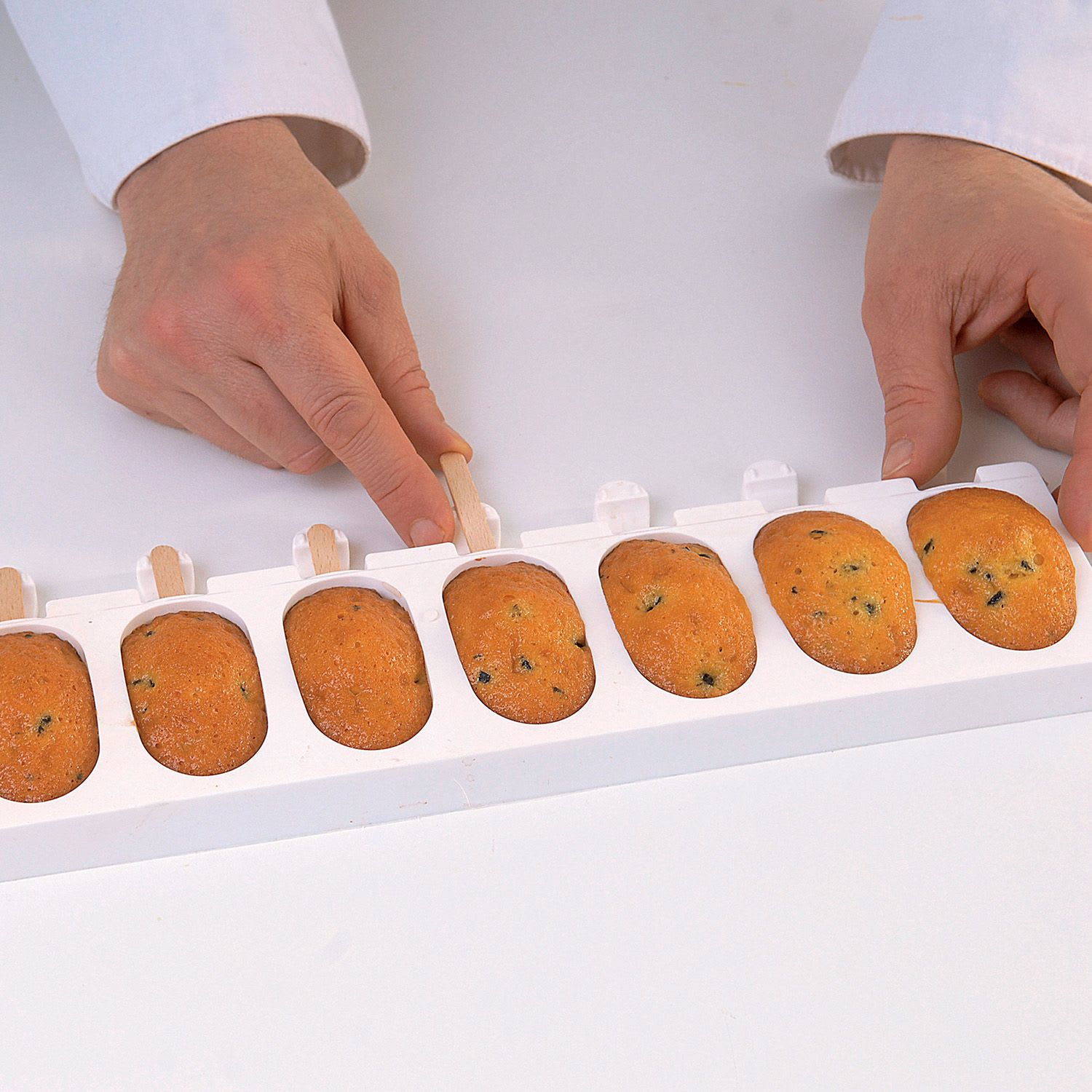 Gel01m Mini Classic – 2 pcs - Silicone mini ice cream mould | Silikomart