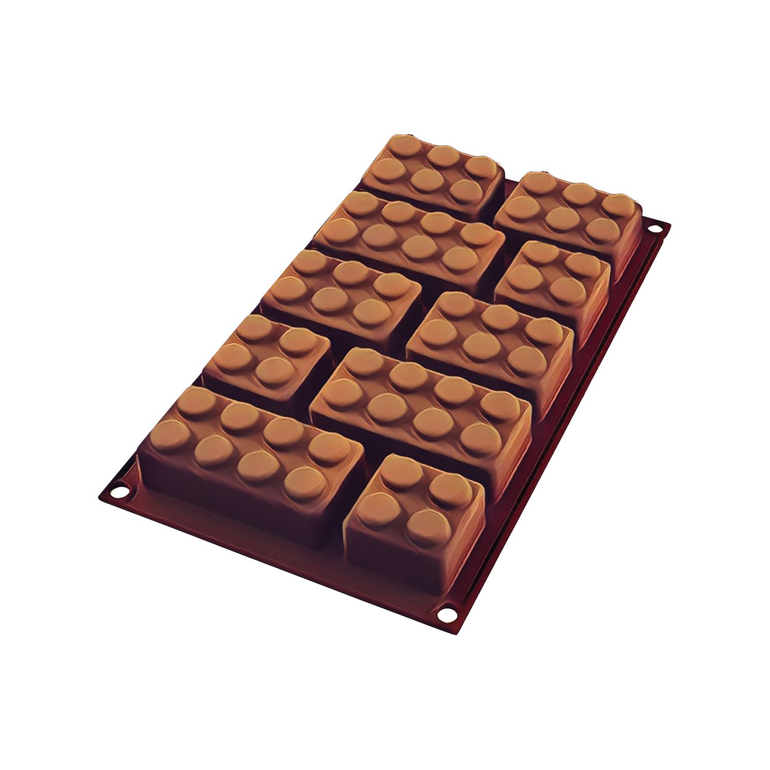 Moule à chocolat en silicone Choco Block Silikomart