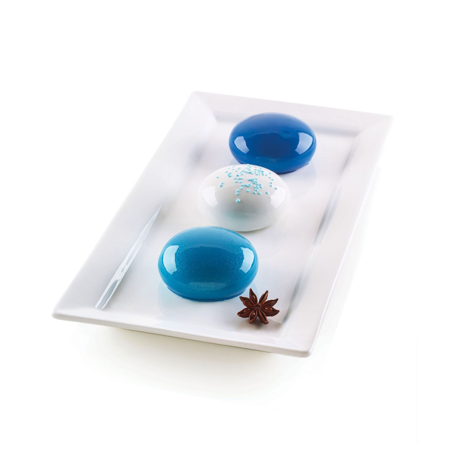 Mini moule silicone souple DTM - Gourmandises x 5 formes - Moule