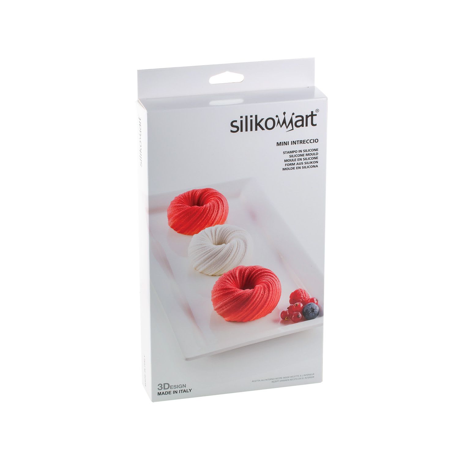 Moule en silicone 3D Intreccio - Silikomart