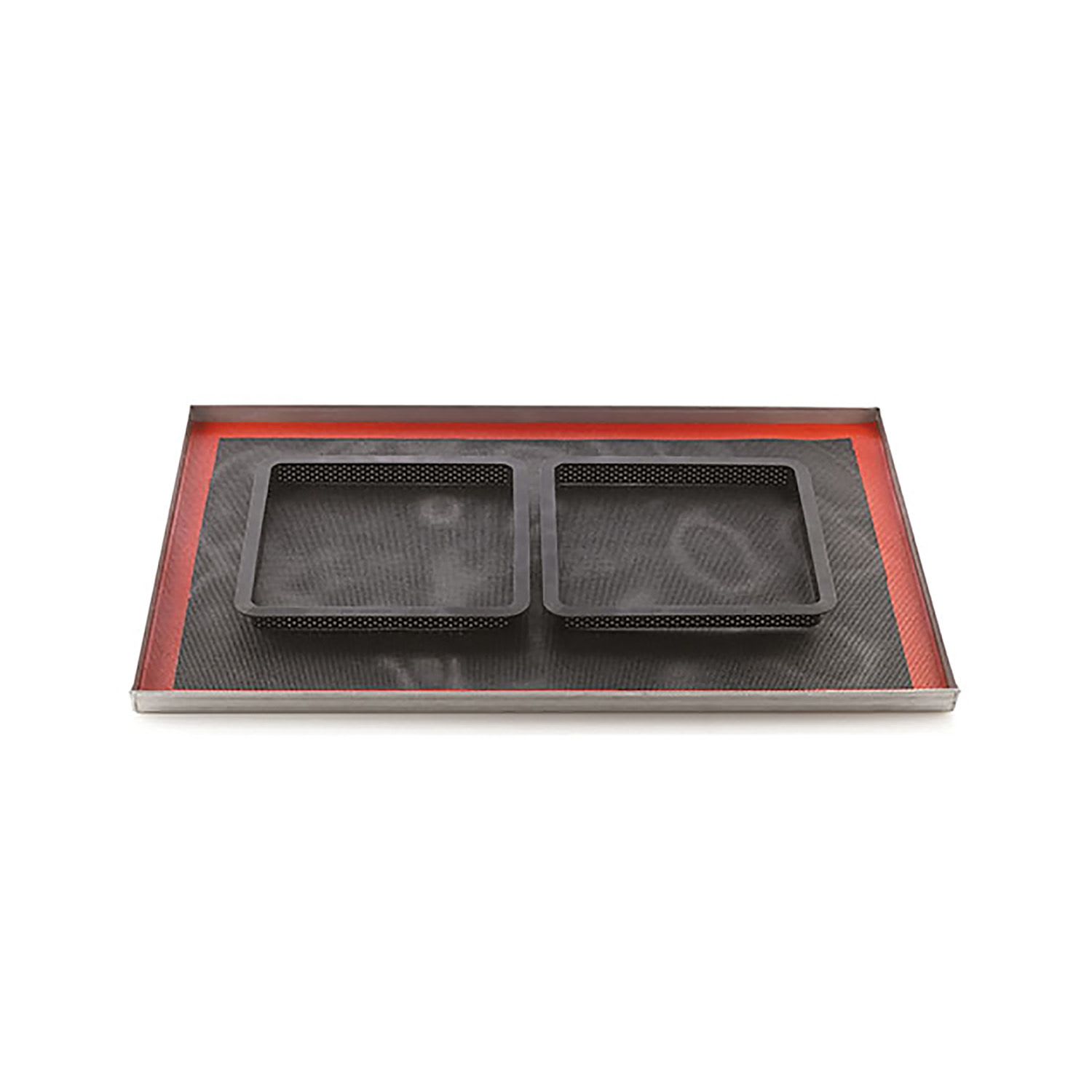 Stampo Per Torte Quadrato Silikomart 20x20 Cm - Cornice Forata Per Dolci Croccanti