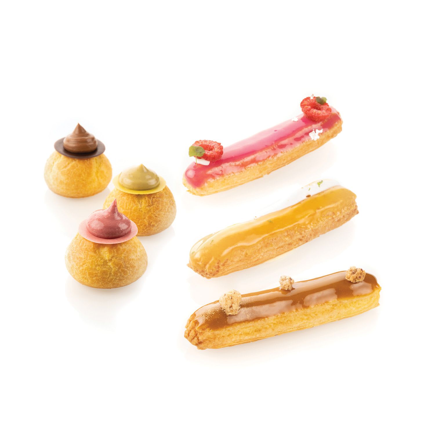 Eclair-Silikonmatte gross für perfekte Éclairs