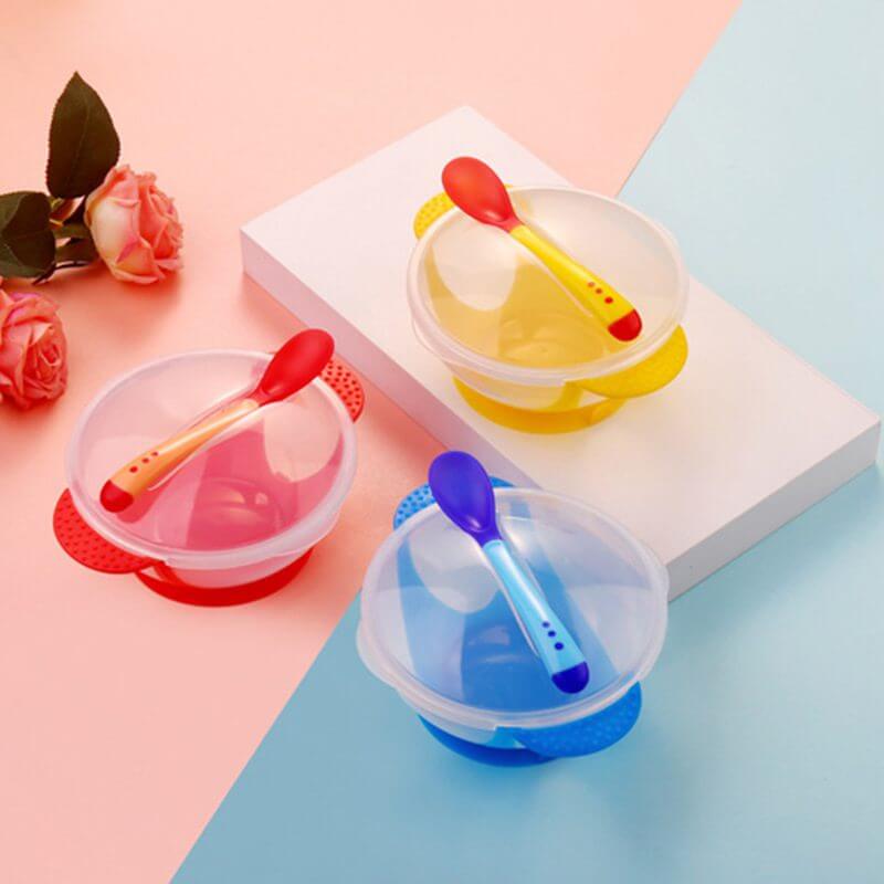 Baby Feeding Bowl with Heat Sensitive Spoon - Image 10