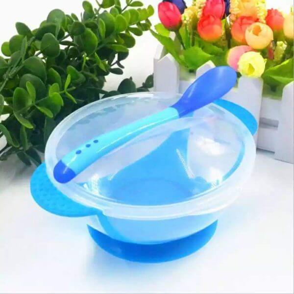 Baby Feeding Bowl with Heat Sensitive Spoon - Image 9