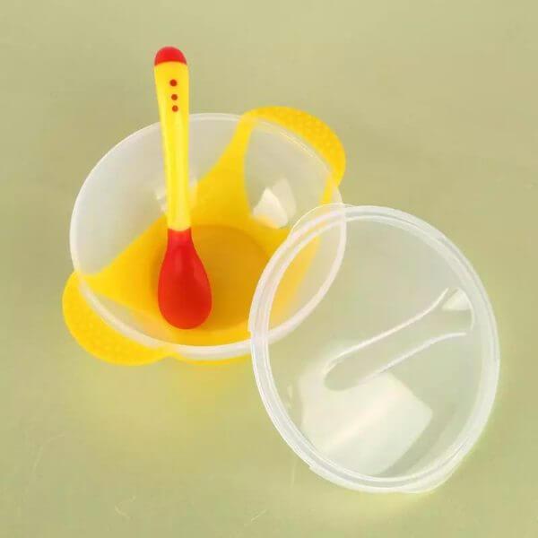 Baby Feeding Bowl with Heat Sensitive Spoon - Image 7