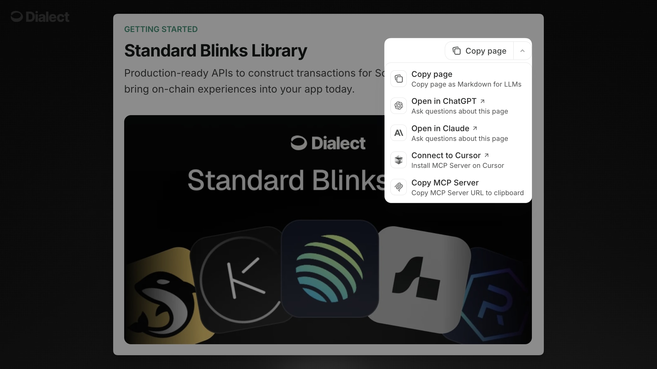 Contextual Menu