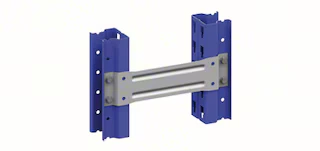 Row spacers in selective pallet racking