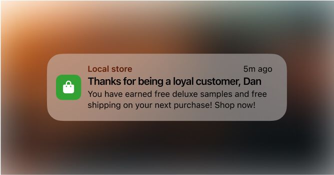 Reward customer loyalty by offering them personalized benefits such as free shipping or returns