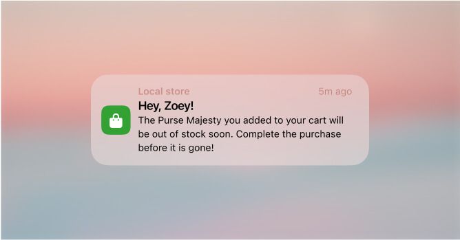 Shopping cart abandonment