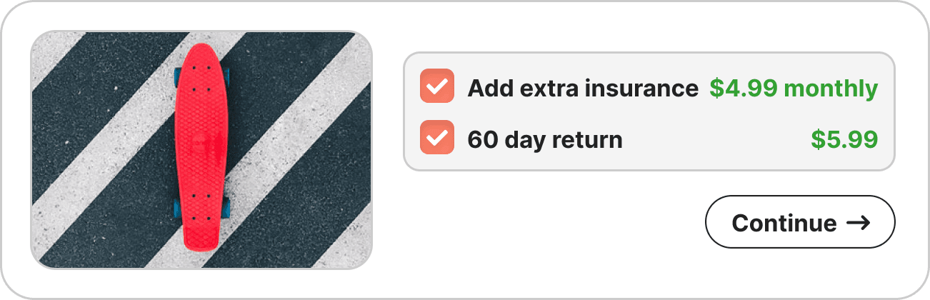 Up-sell & Cross-sell with complimentary products