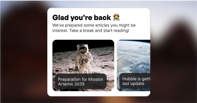 Turn returning visitors into subscribers